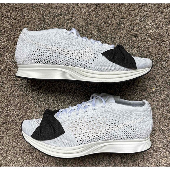 Nike Flyknit Racer CDG Comme Des Garçon Bows Size 8.5 Women's - Picture 1 of 8